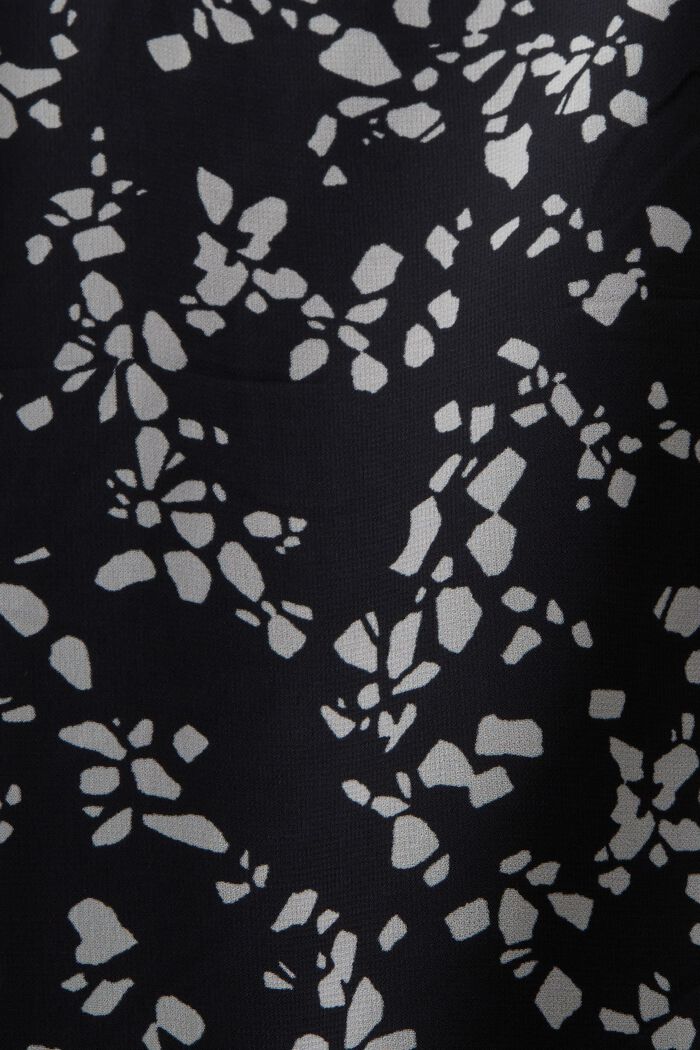 Painokuvioitu minimekko sifonkia, BLACK, detail image number 4