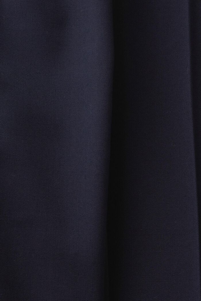 Korkeavyötäröiset leveälahkeiset housut, NAVY, detail image number 6