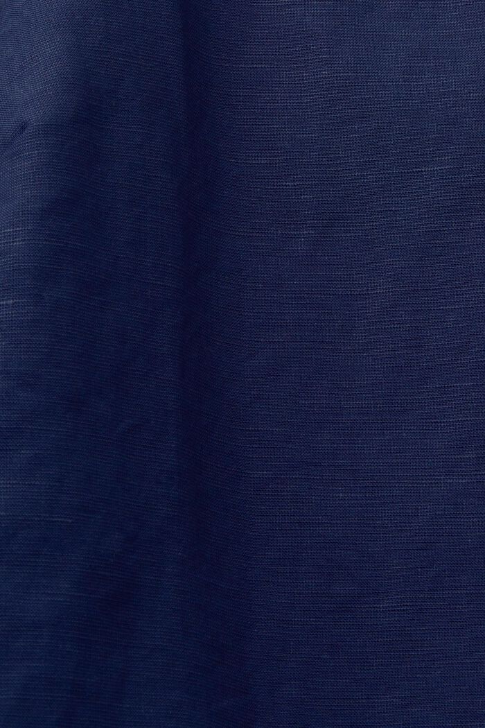 Vajaapituinen camisole-toppi pellavasekoitetta, INK, detail image number 4