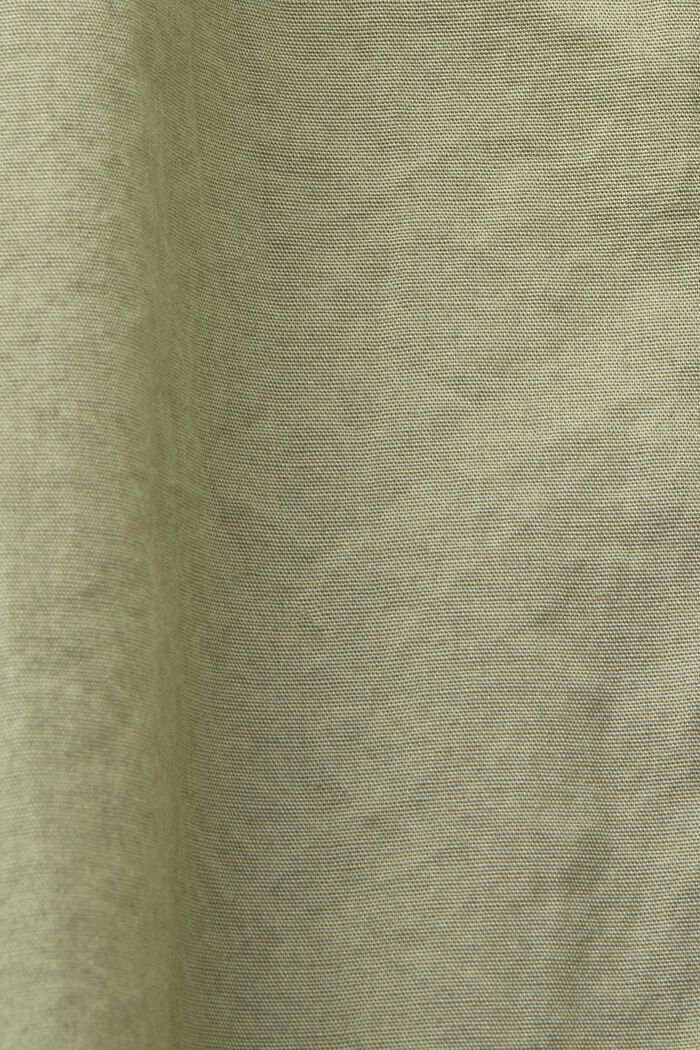 Lyhythihainen napitettava kauluspaita, LIGHT KHAKI, detail image number 4