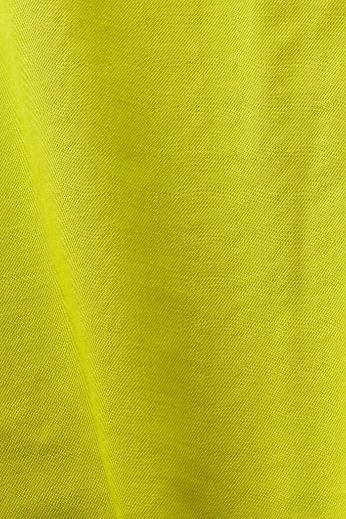 Oversized-mallinen midi-paitamekko, LEAF GREEN, detail image number 4