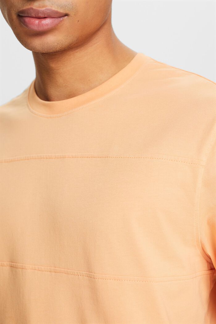 Luomupuuvillainen pitkähihainen T-paita, PASTEL ORANGE, detail image number 3