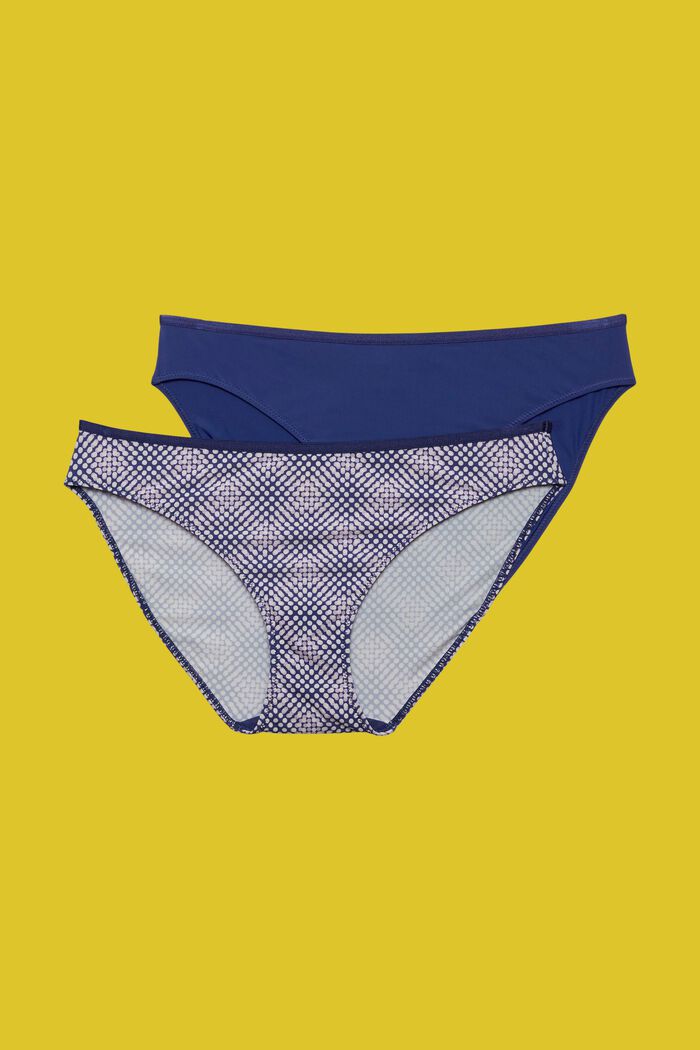 Kierrätettyä: mini-alushousut tuplapakkauksessa, DARK BLUE, detail image number 4
