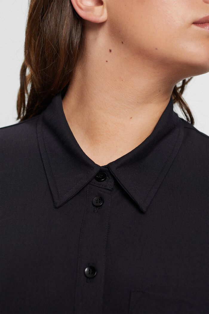 CURVY-paitamekko, jossa solmittava vyö, BLACK, detail image number 2