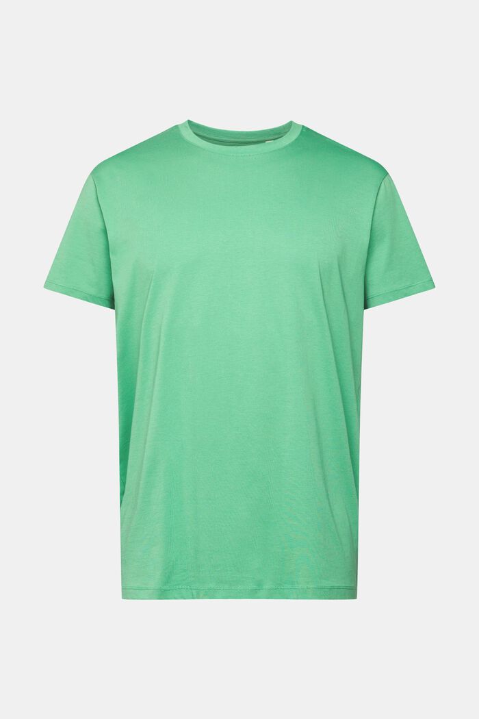 Jersey-T-paita, 100 % puuvillaa, GREEN, detail image number 6
