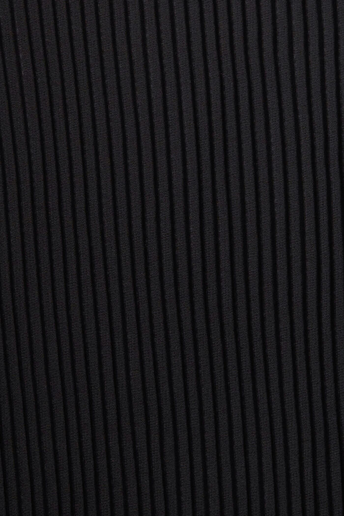 Hihaton pliseerattu mekko, LENZING™ ECOVERO™, BLACK, detail image number 5