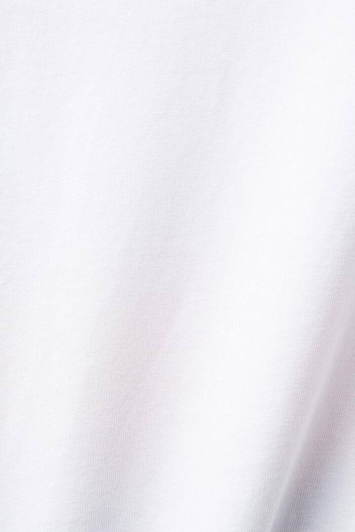 Painokuvioitu t-paita puuvillaa, WHITE, detail image number 5