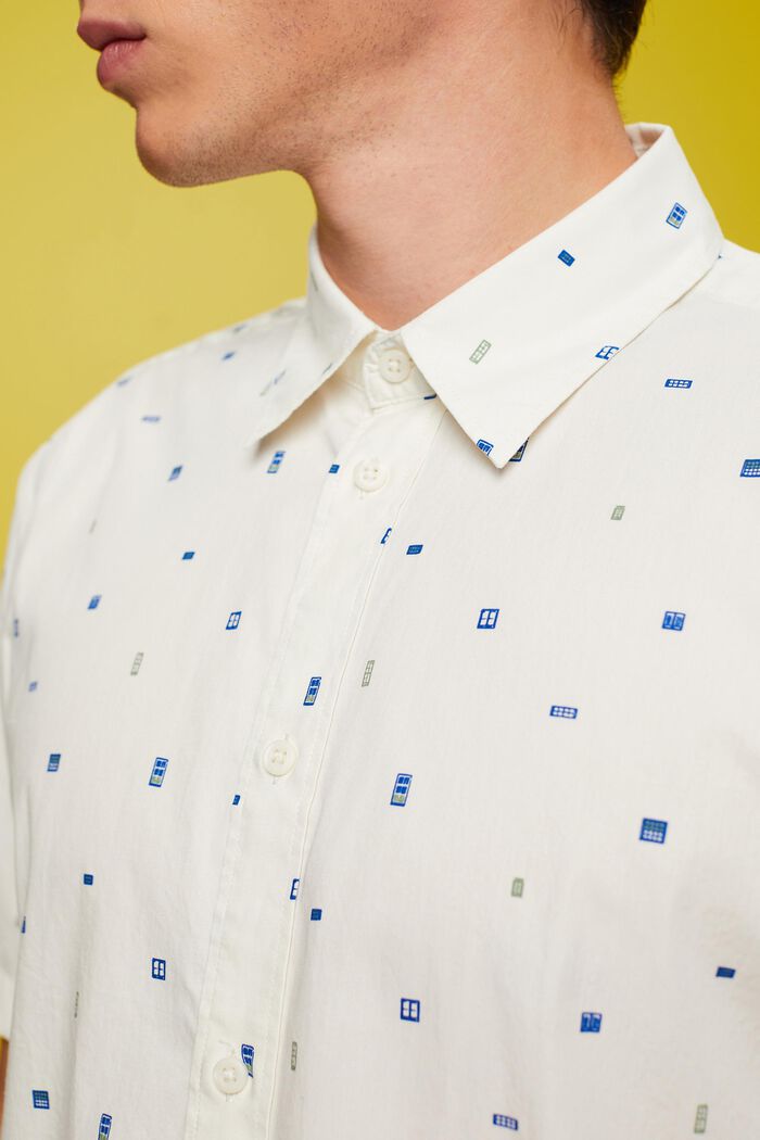 Kuvioitu, lyhythihainen paita, 100 % puuvillaa, ICE, detail image number 2