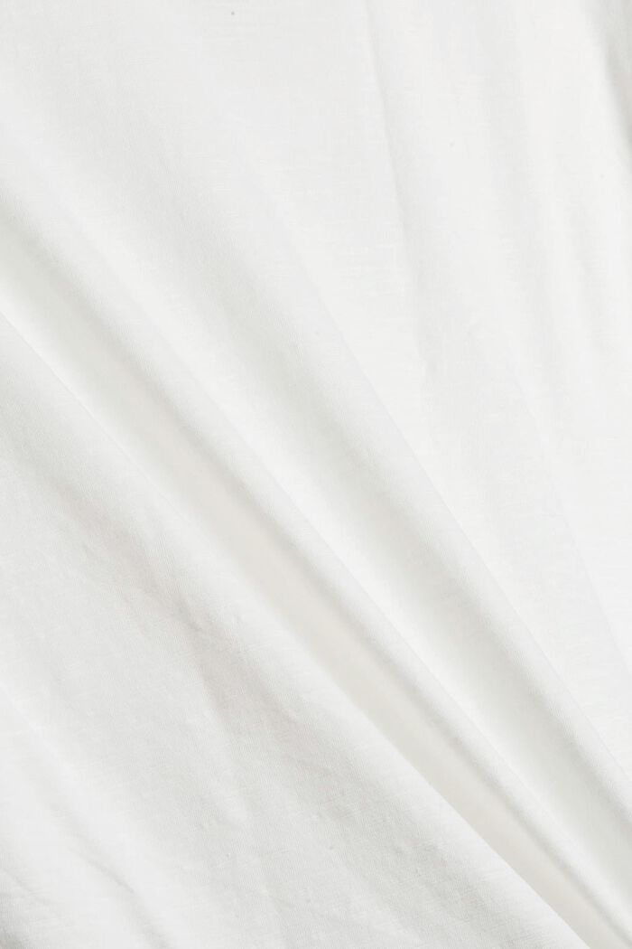 Painettu pitkähihainen luomupuuvillaa, OFF WHITE, detail image number 4