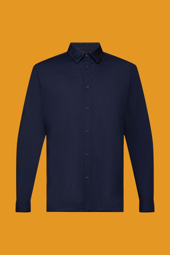 Puuvillainen slim fit -paita, NAVY, detail image number 5