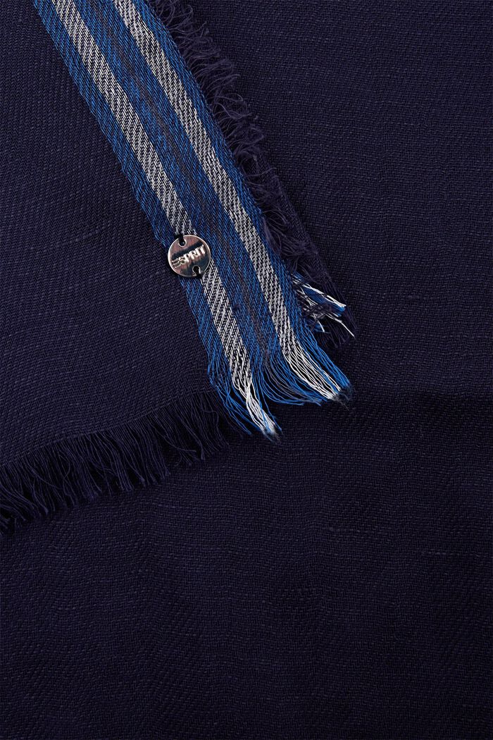 Tvillihuivi, DARK BLUE, detail image number 1