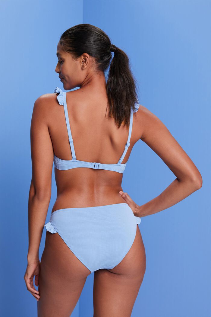 Kierrätettyä: bikinihousut röyhelöillä, LIGHT BLUE LAVENDER, detail image number 2