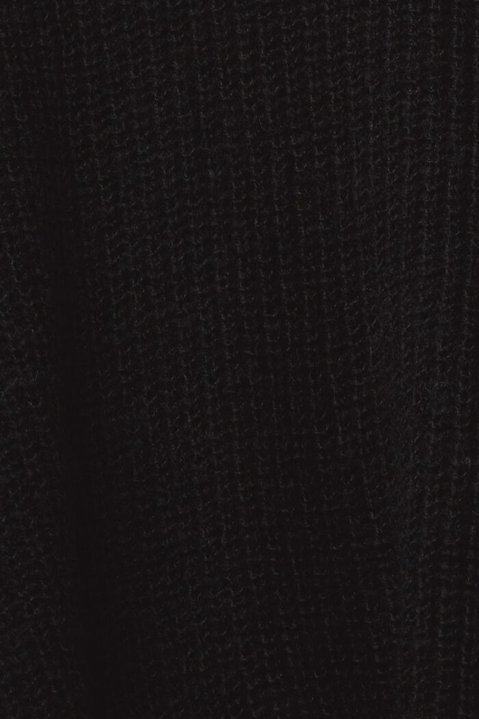 Neulepusero villasekoitetta, V-pääntie, BLACK, detail image number 5