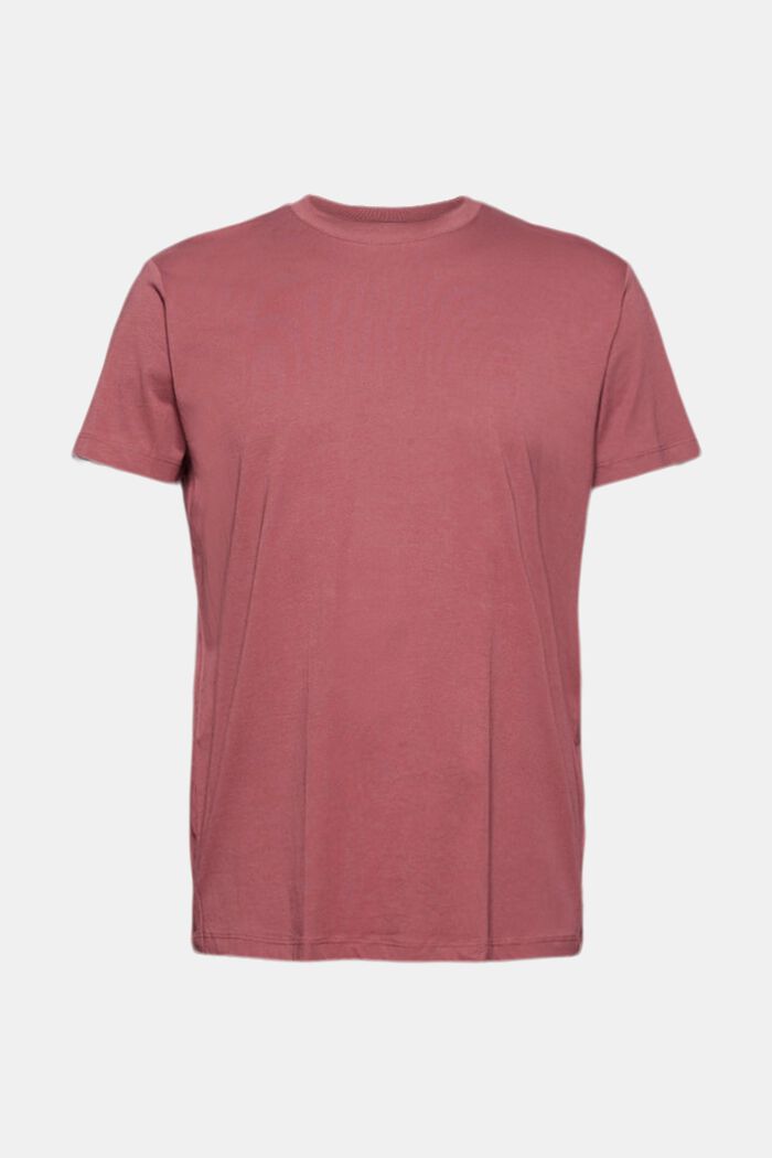 Jersey-t-paita 100 % luomupuuvillaa, BERRY RED, detail image number 0