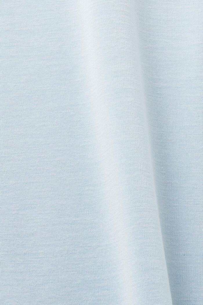 Pehmeäpintainen jerseypaita, LIGHT BLUE, detail image number 5