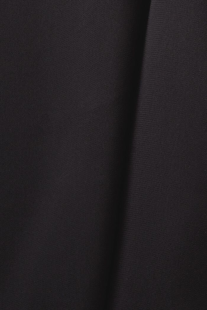 Hihaton pusero kreppisifonkia, BLACK, detail image number 5