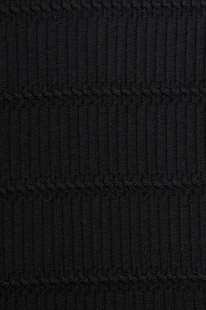 Kohokuvioitu minimekko, BLACK, detail image number 4