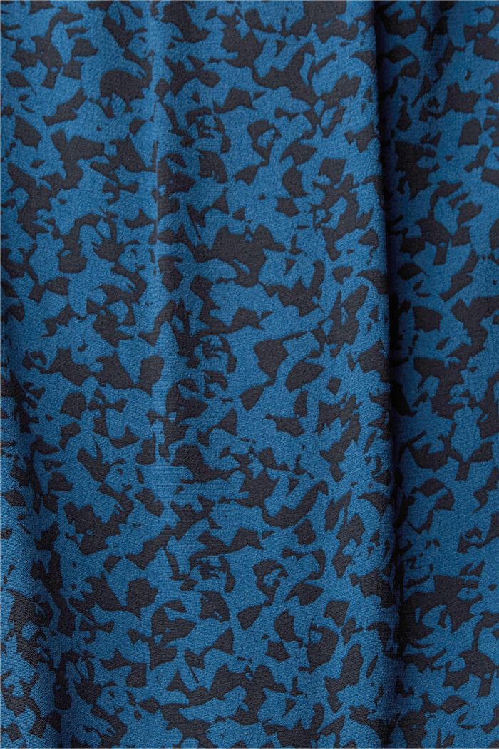 Kuvioitu viskoosipusero, PETROL BLUE, detail image number 6