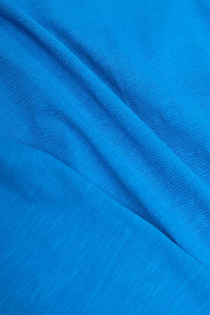 Jersey-t-paita puuvillaa, BRIGHT BLUE, detail image number 5