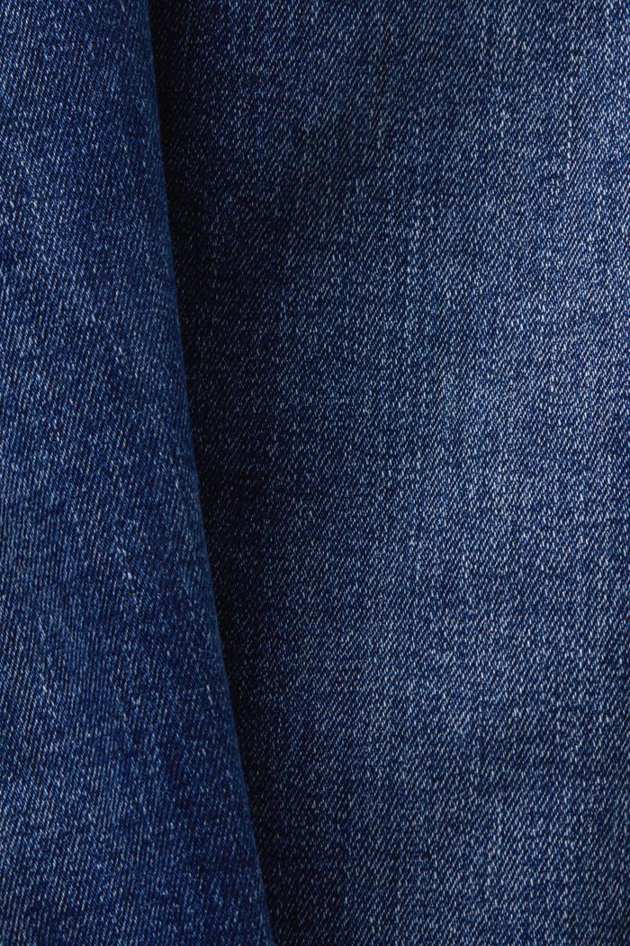 Keskikorkeat skinny-farkut, BLUE DARK WASHED, detail image number 5