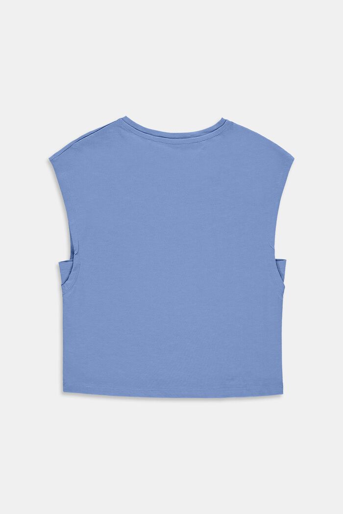 Laatikkomainen T-paita 100 % puuvillaa, LIGHT BLUE LAVENDER, detail image number 1