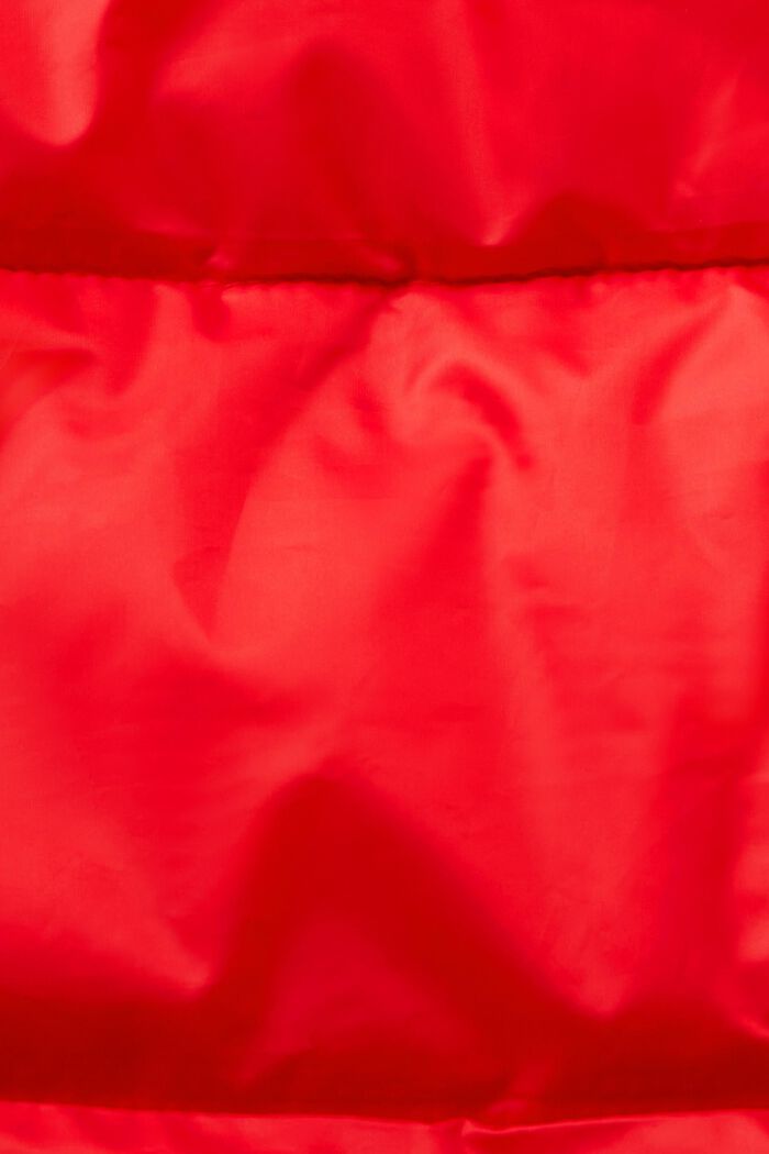 Kierrätettyä: hupullinen toppatakki, RED, detail image number 5