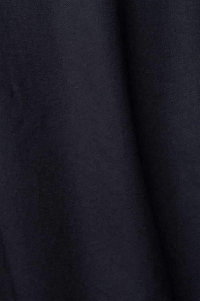 CURVY T-paita, jossa V-pääntie, BLACK, detail image number 4