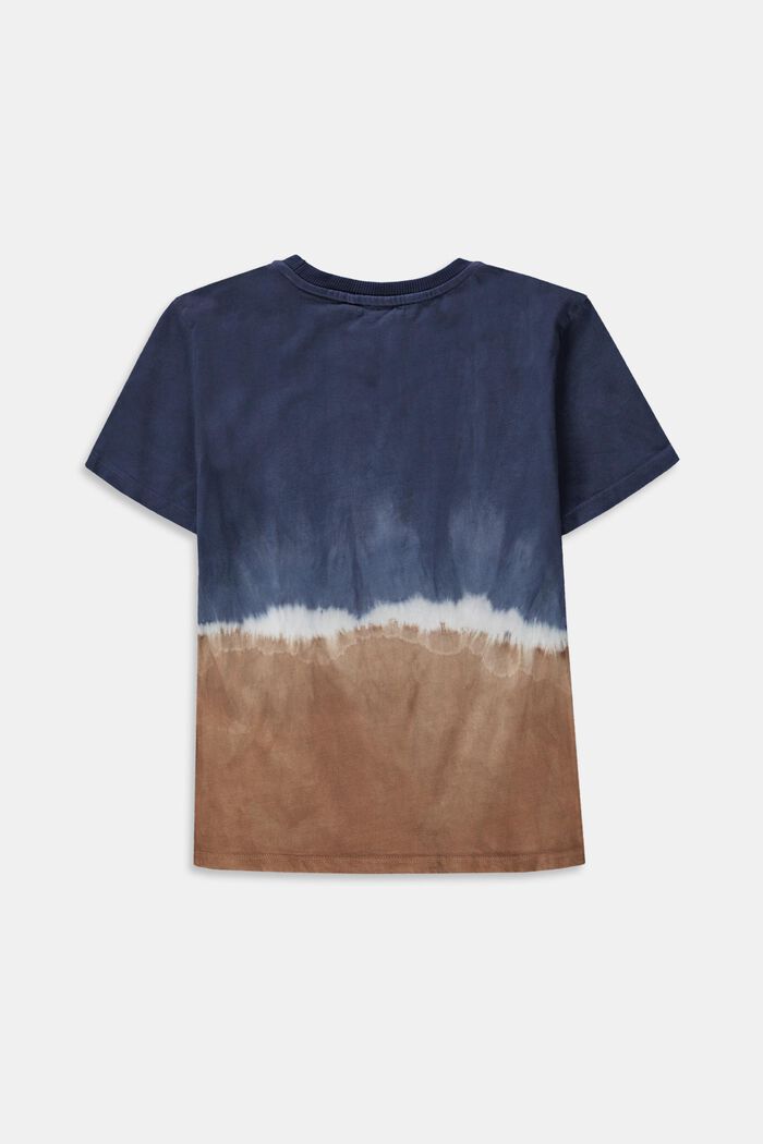 Kaksivärinen, batiikkityylinen T-paita, GREY BLUE, detail image number 1