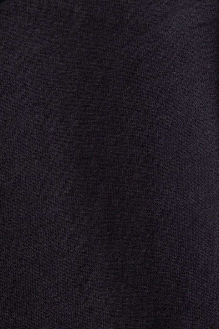 Pitkähihainen pusero pyöreällä pääntiellä, BLACK, detail image number 5
