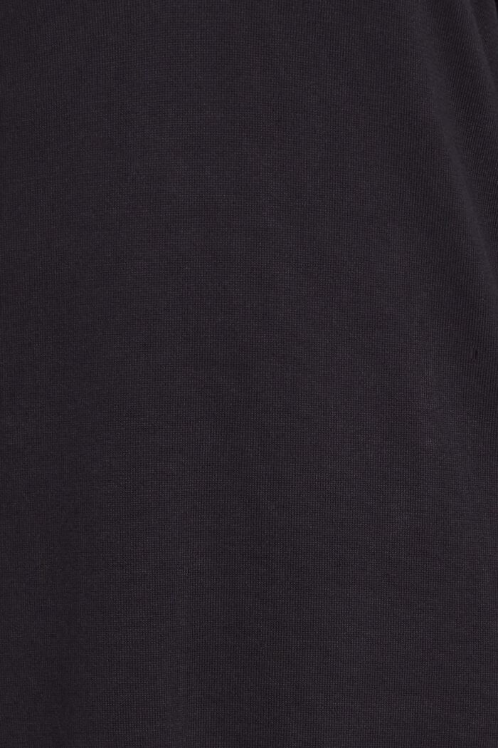 Poolokauluksellinen CURVY-neulemekko, BLACK, detail image number 5