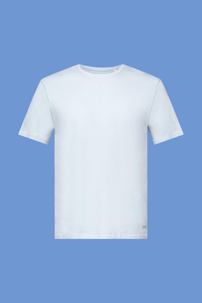 Jersey-t-paita 100 % puuvillaa, selässä painatus, PASTEL BLUE, detail image number 6
