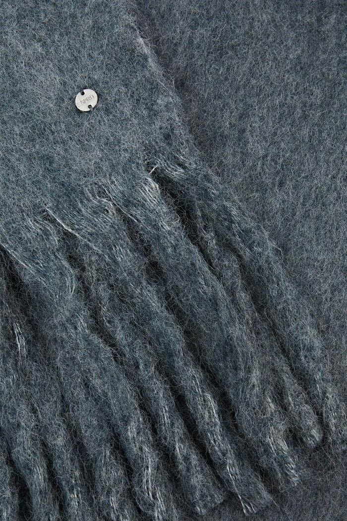 Hapsullinen neulehuivi, PETROL BLUE, detail image number 1