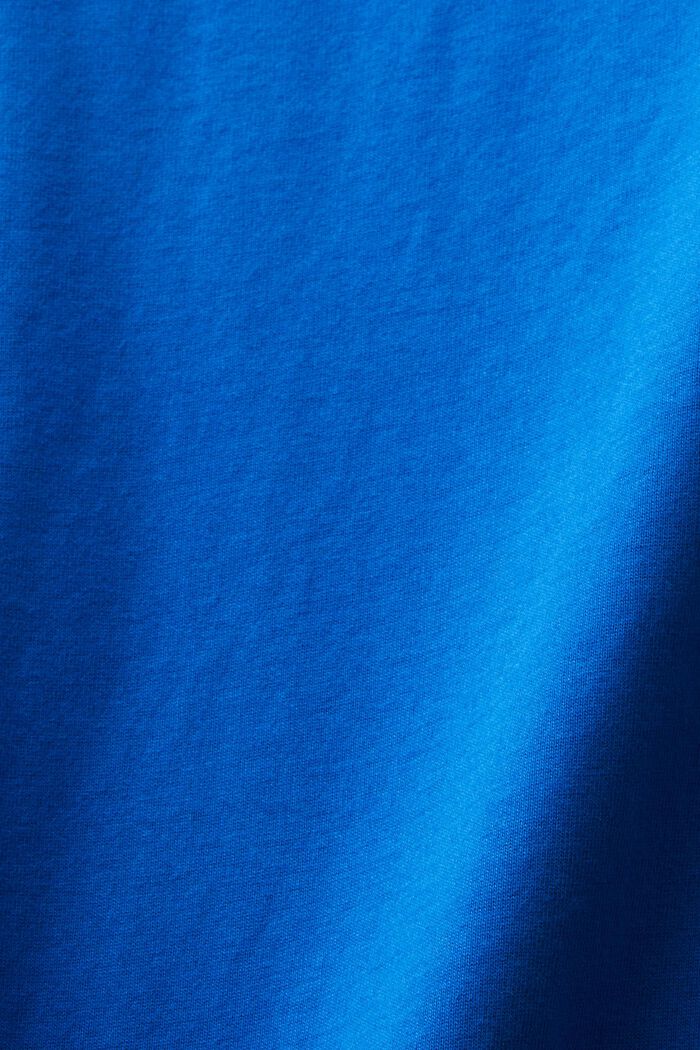 Kapea pitkähihainen pusero, pyöreä pääntie, BRIGHT BLUE, detail image number 5