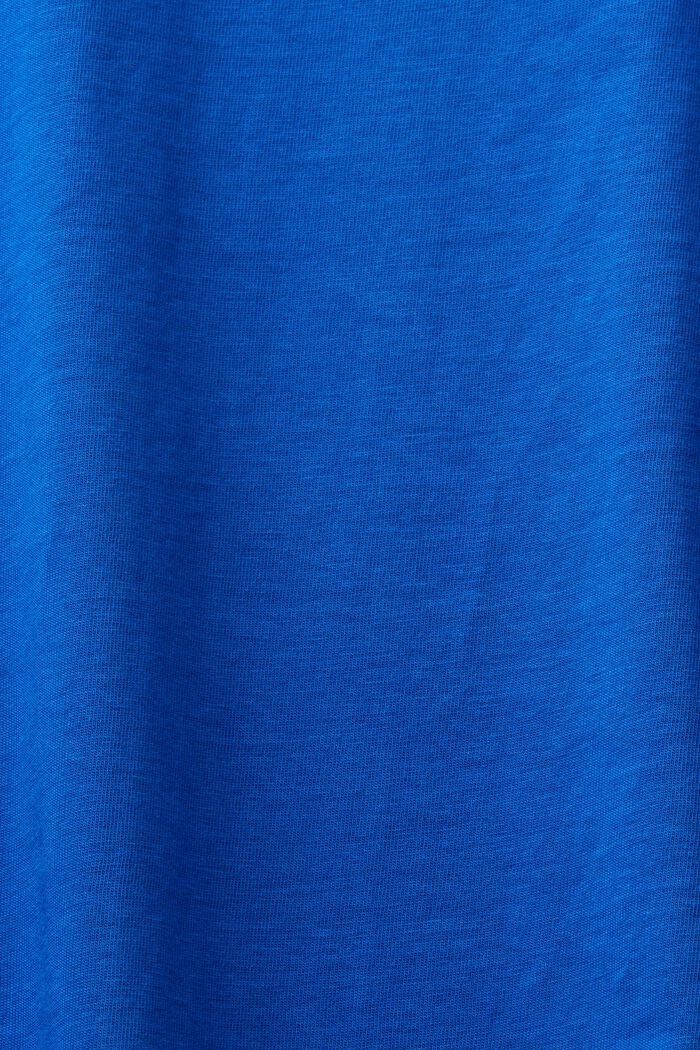 T-paita jerseytä, pyöreä pääntie, BRIGHT BLUE, detail image number 5