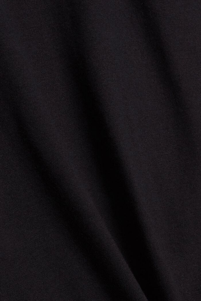 Pyjamahousut 100 % luomupuuvillaa, BLACK, detail image number 4