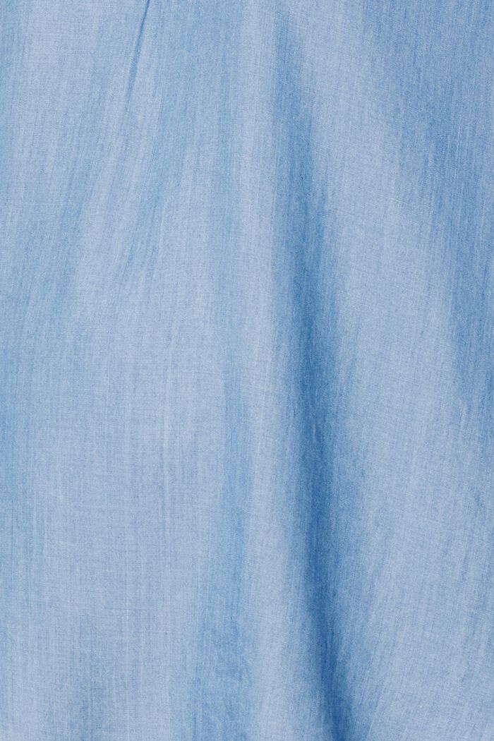 TENCELIÄ™: ilmava toppi farkkujäljitelmää, BLUE MEDIUM WASHED, overview