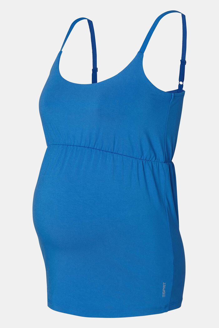 MATERNITY-jerseytoppi, FRENCH BLUE, detail image number 4