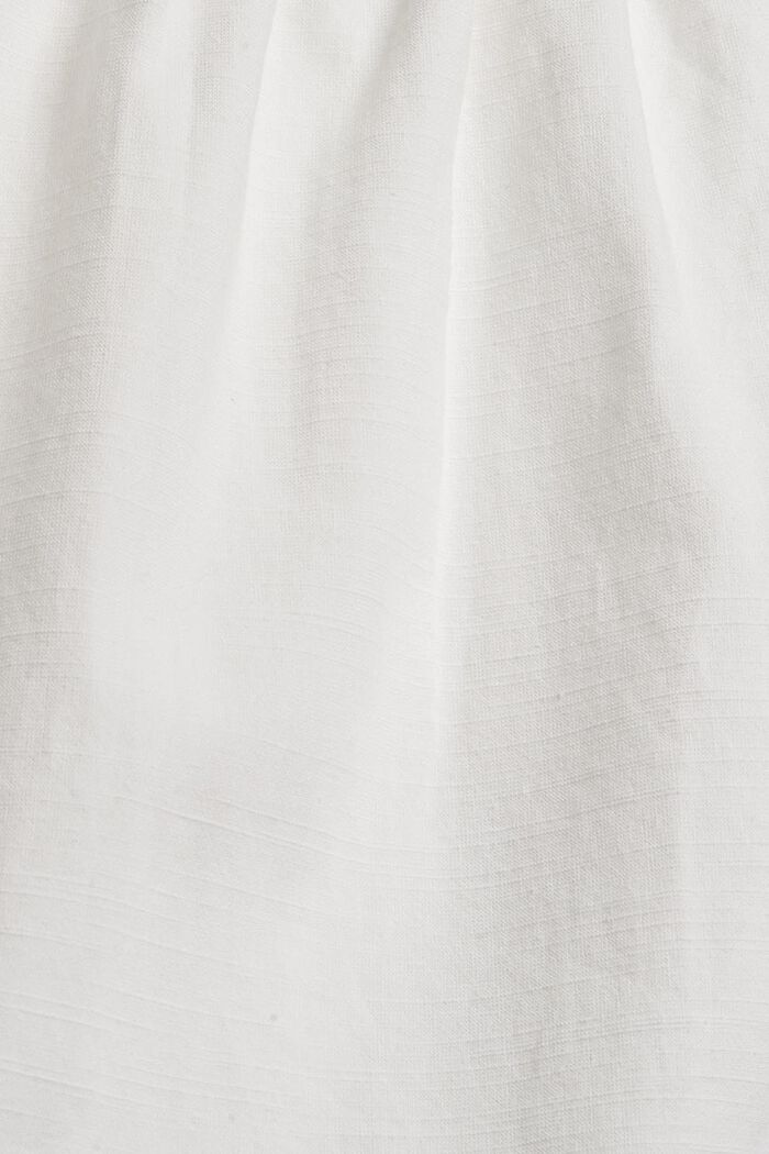 Levenevä, hiuslaskoskoristeltu tunikapusero, WHITE, detail image number 4