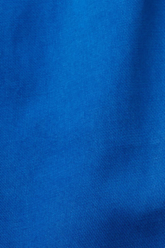Vajaapituiset chinot joustovyötäröllä, BRIGHT BLUE, detail image number 6