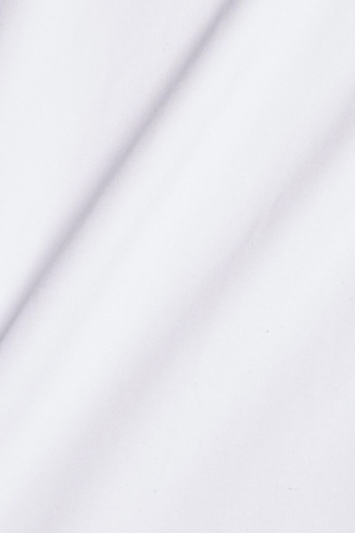 Jerseypitkähihainen 100 % luomupuuvillaa, WHITE, detail image number 4