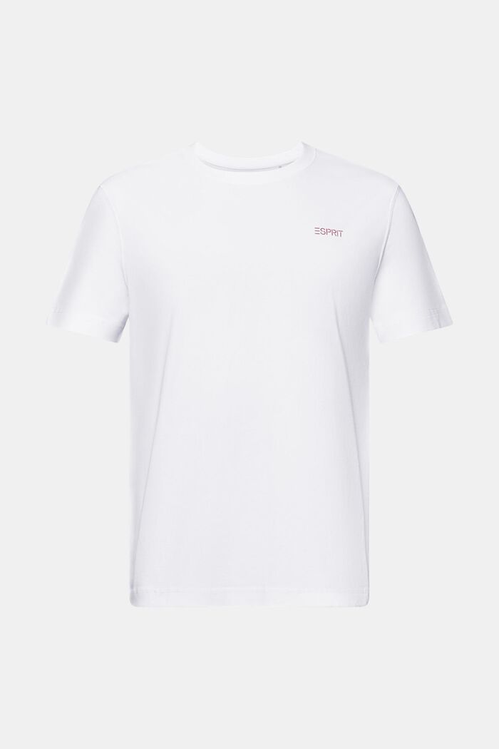 Logollinen T-paita puuvillaa, WHITE, detail image number 7