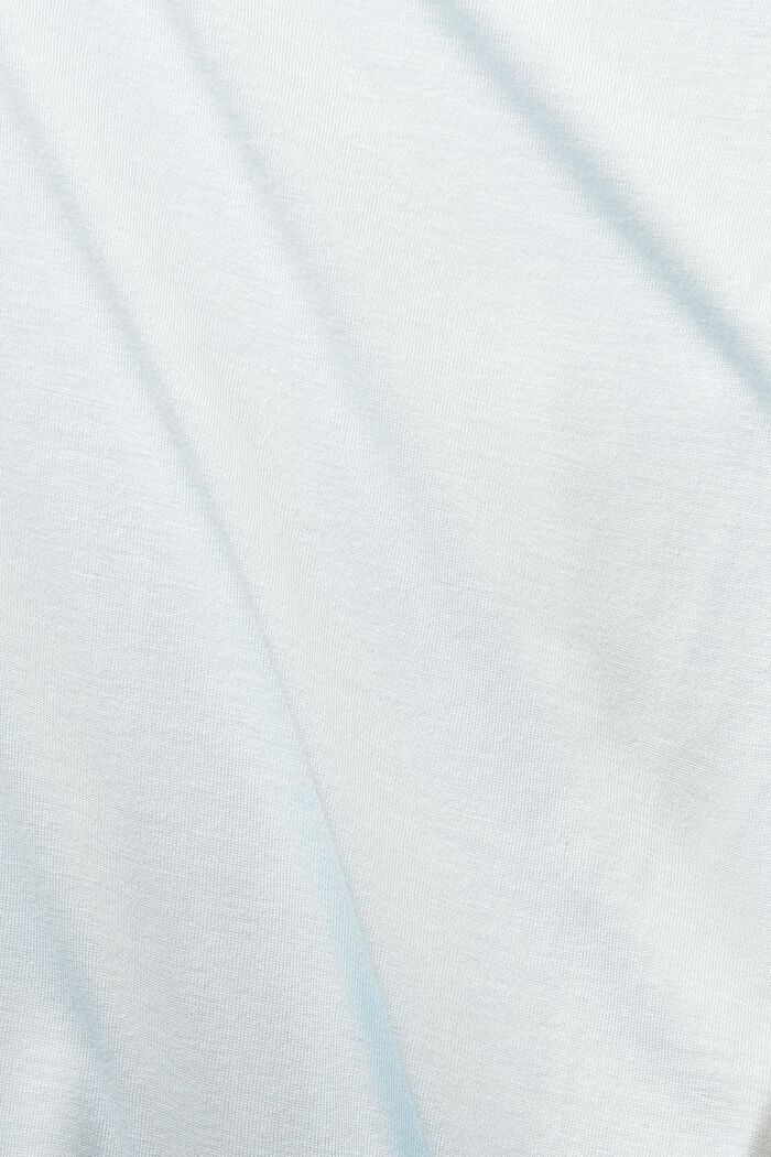 Pitkähihainen vesiputouspaita jerseytä, PASTEL BLUE, detail image number 5
