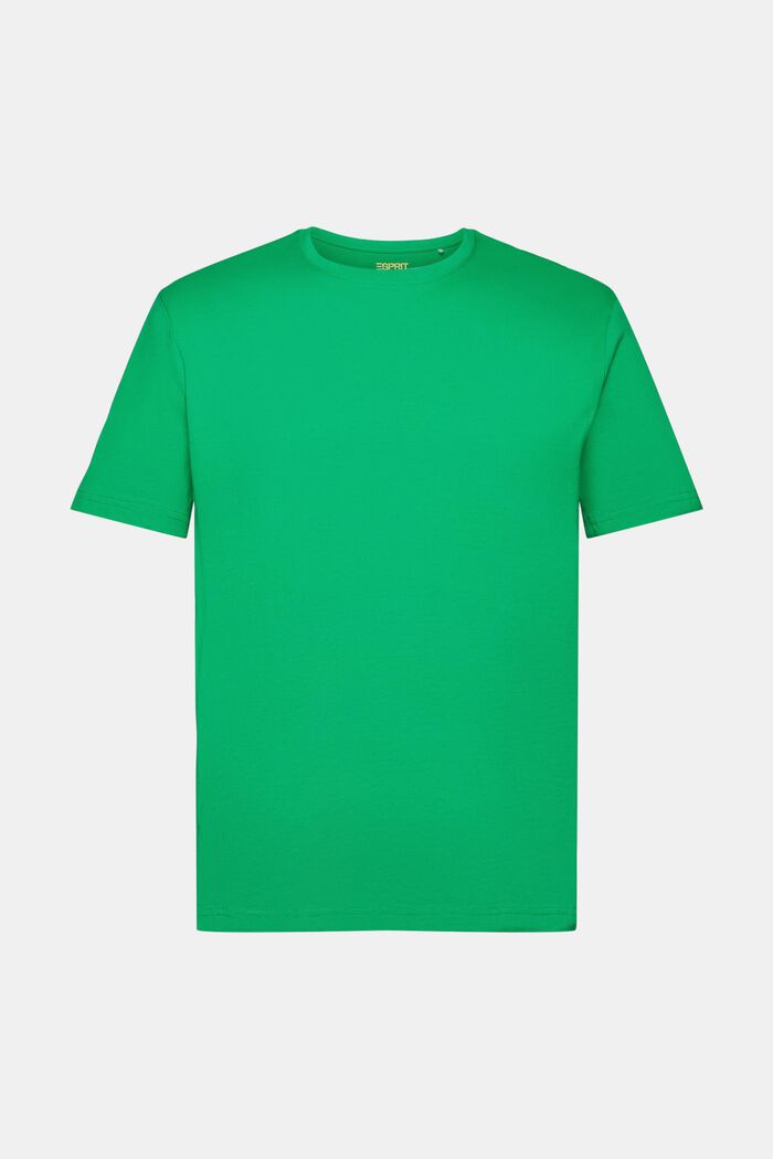 Lyhythihainen t-paita pyöreällä pääntiellä, GREEN, detail image number 5