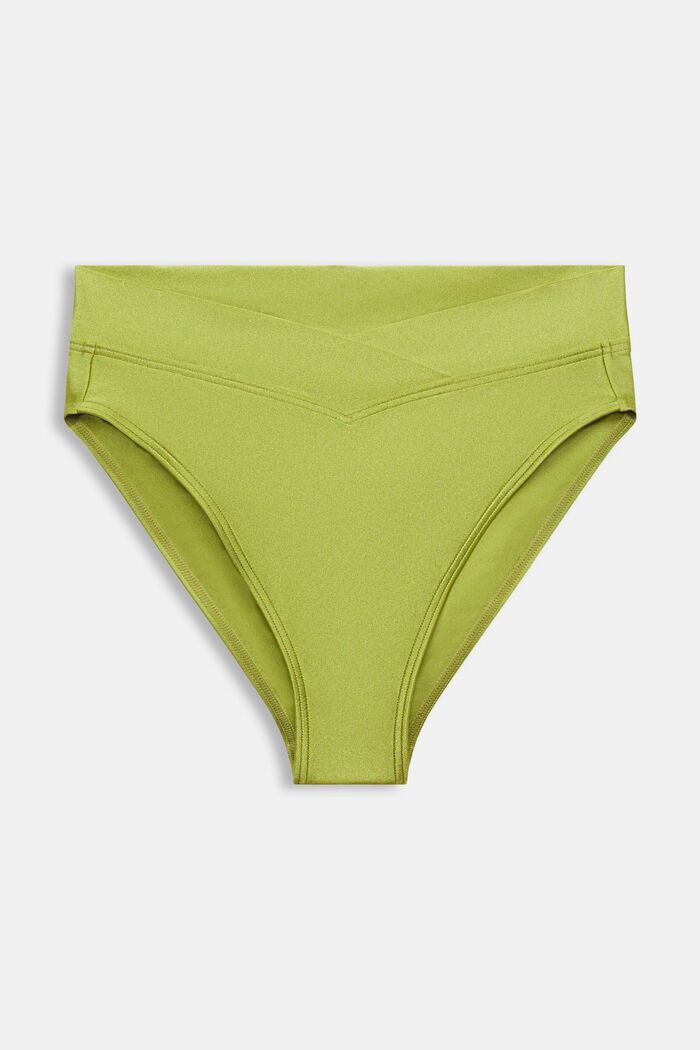 Korkeavyötäröiset bikinihousut, LEAF GREEN, detail image number 4