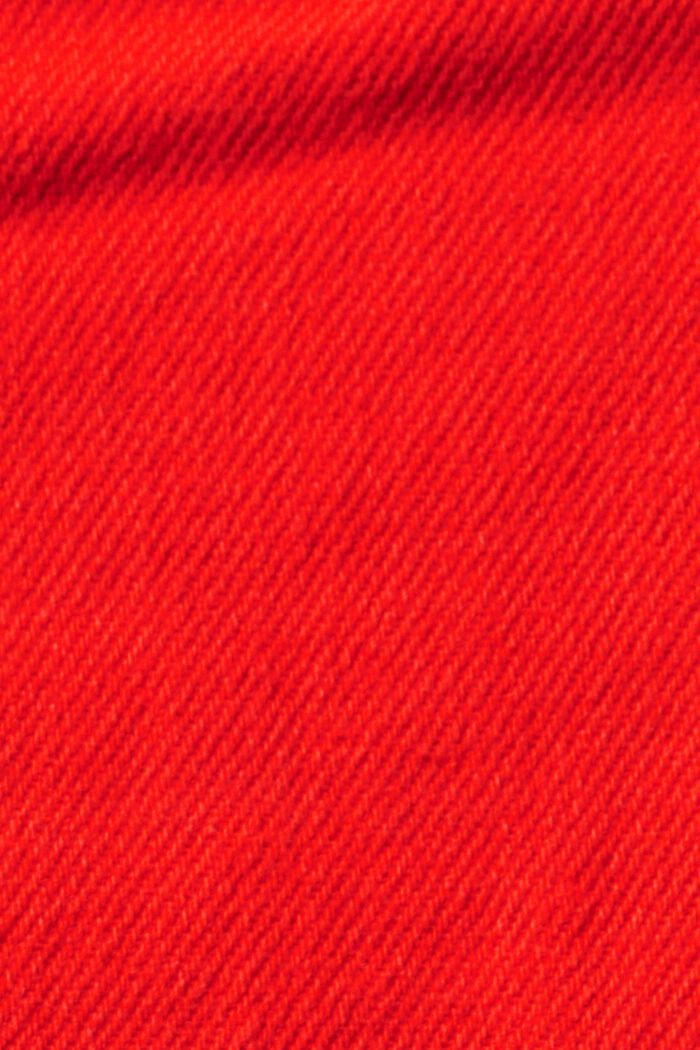 Keskikorkeat slim fit -stretchfarkut, RED, detail image number 6