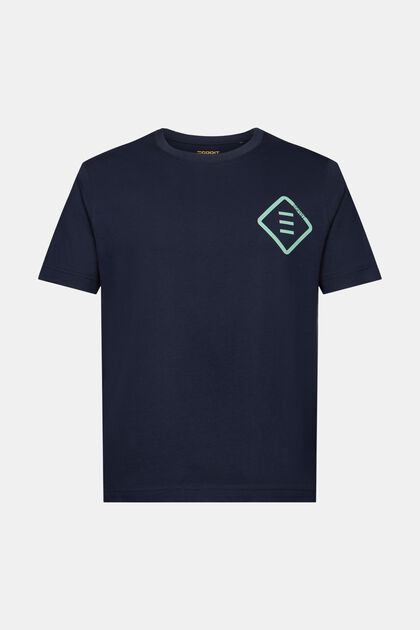 Logollinen t-paita puuvillajerseytä