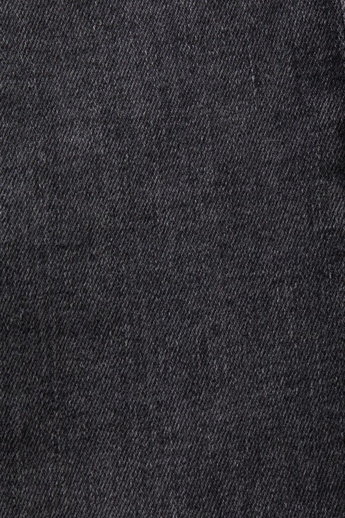 Keskikorkeat slim-farkut, BLACK DARK WASHED, detail image number 6