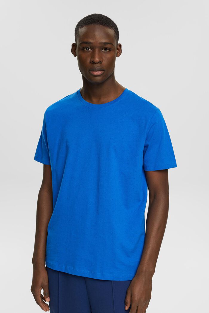 Täplikäs t-paita jerseytä, BLUE, detail image number 0