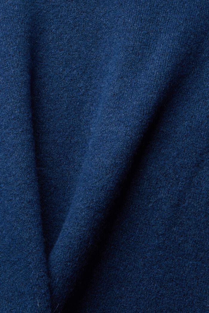 Sisältää villaa: raidallinen neulepusero, NEW PETROL BLUE, detail image number 1