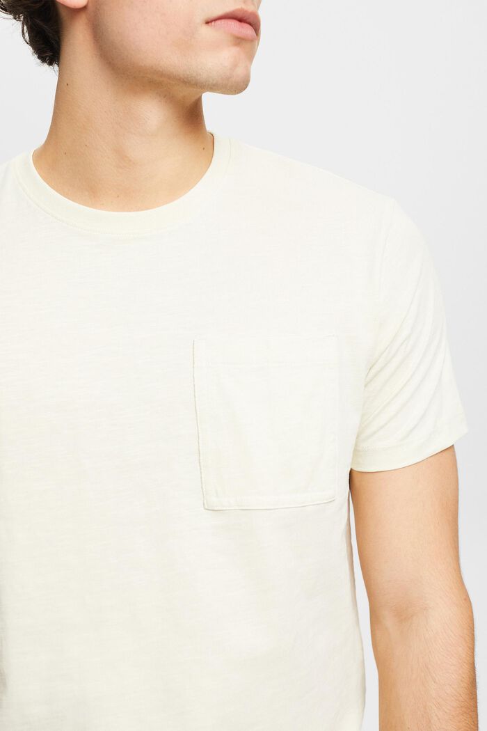 Puuvillainen t-paita rintataskulla, ICE, detail image number 2
